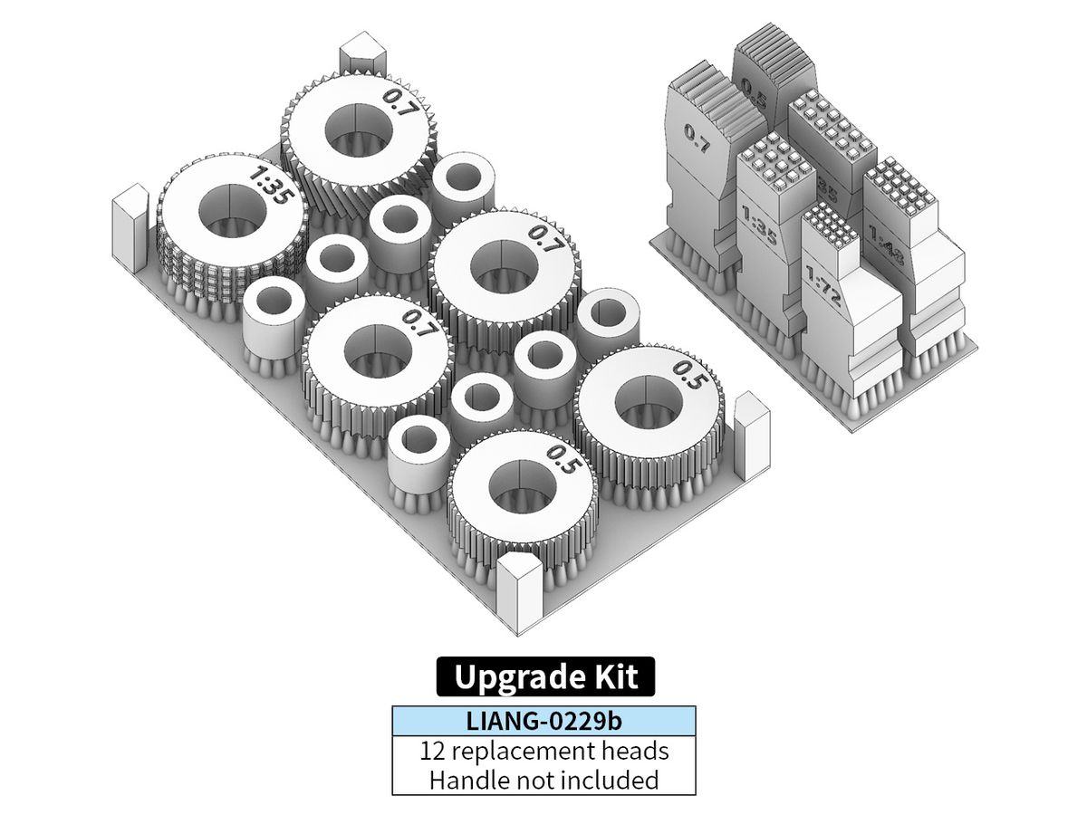 Tools for Zimmerit Coat - Upgrade Kit 1/35 1/48 1/72