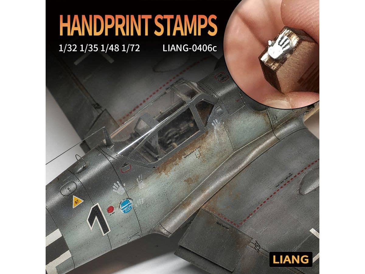 1/32 1/35 1/48 1/72 Handprint Stamps