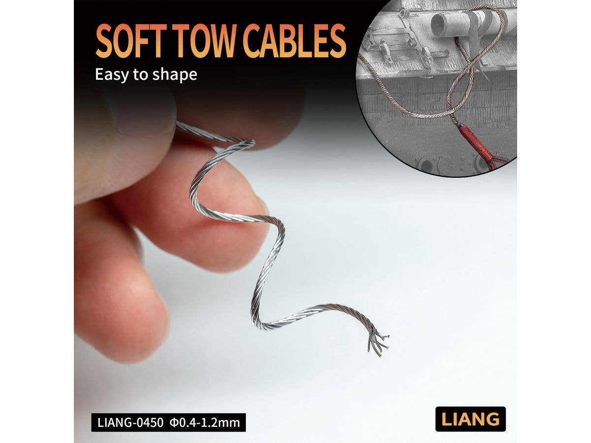 Soft Tow Cables 0.6mmx1m