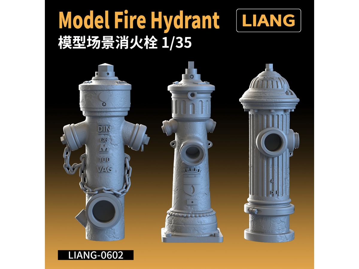 Fire Hydrant (4 Types, 3pcs each, w/accessories)