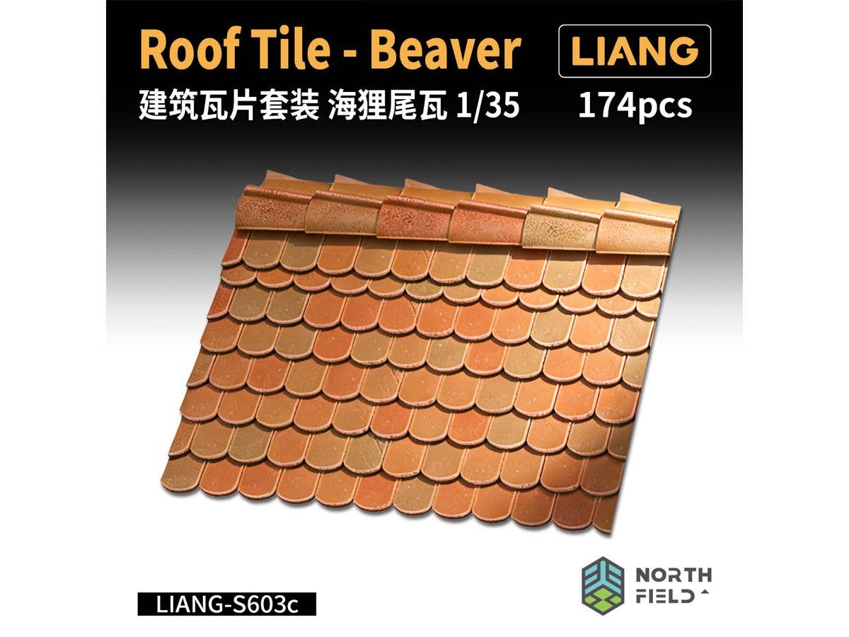 Roof Tiles - Beaver Tail (174pcs)