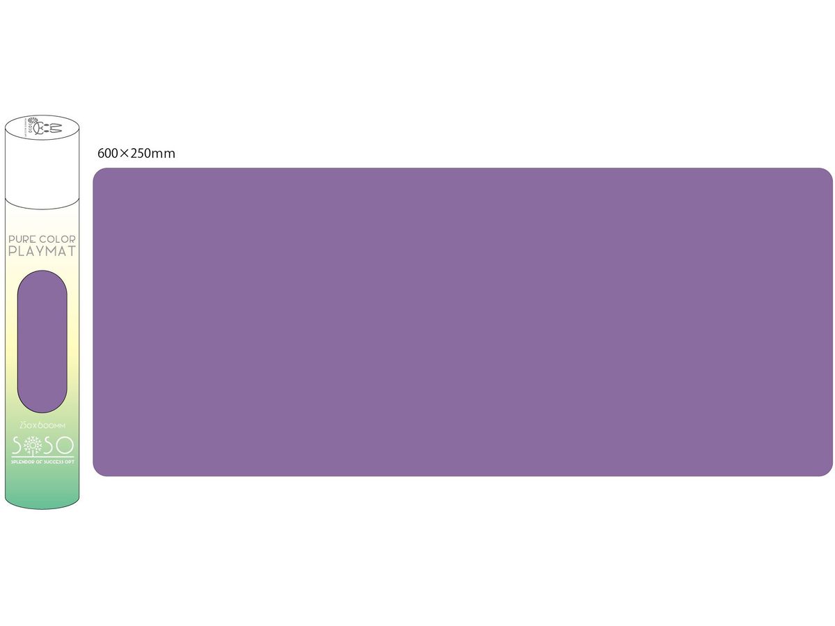 SOSO Pure Color Play Mat sinonome Purple