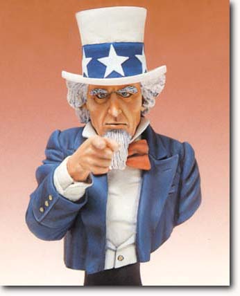 200mm "I want you!" Uncle Sam Bust