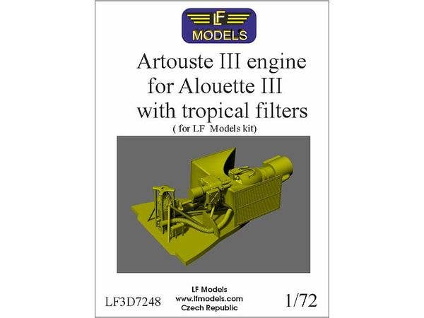 Artouste III engine for Alouette III with tropical filters