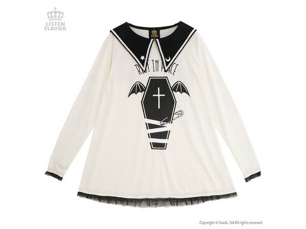 Coffin Child Devil Sailor Dress Vanilla