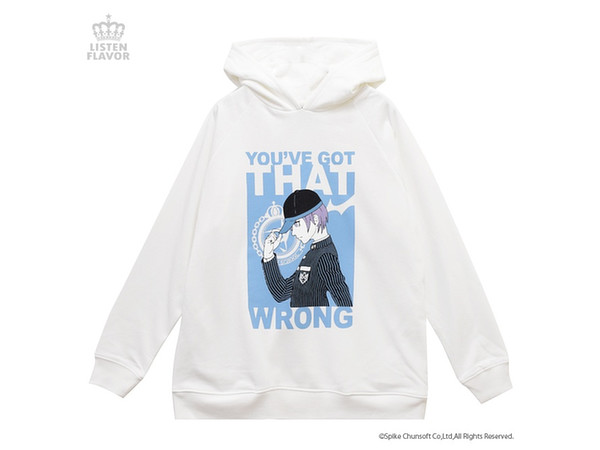 Shuichi Saihara Hoodie White