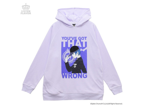 Shuichi Saihara Hoodie Lavender