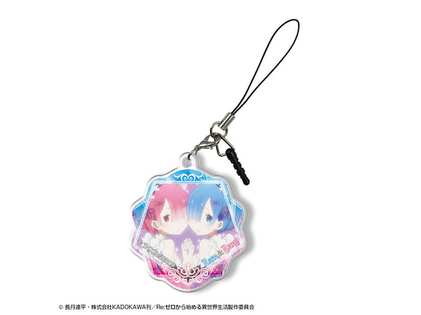 Re:ZERO -Starting Life in Another World- Acrylic Earphone Jack Accessory 05 Rem & Ram