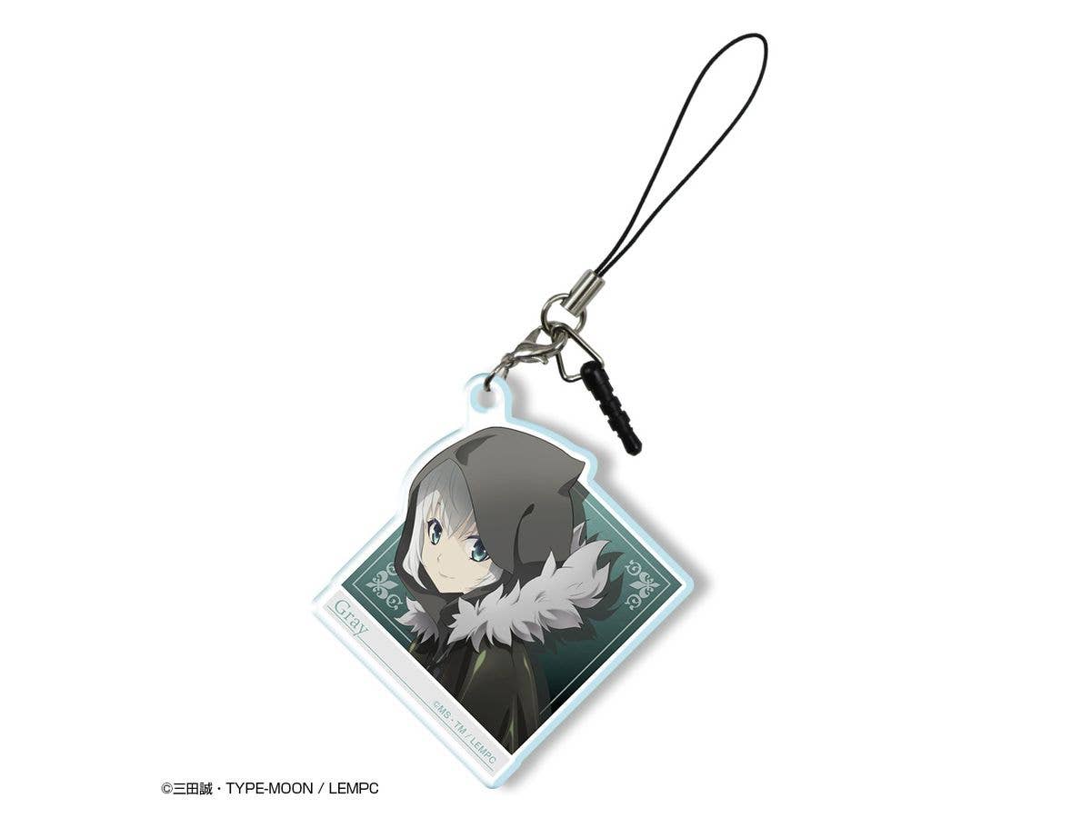 The Case Files of Lord El-Melloi II: Rail Zeppelin Grace Note: Acrylic Earphone Jack Accessory Design 02 Gray A