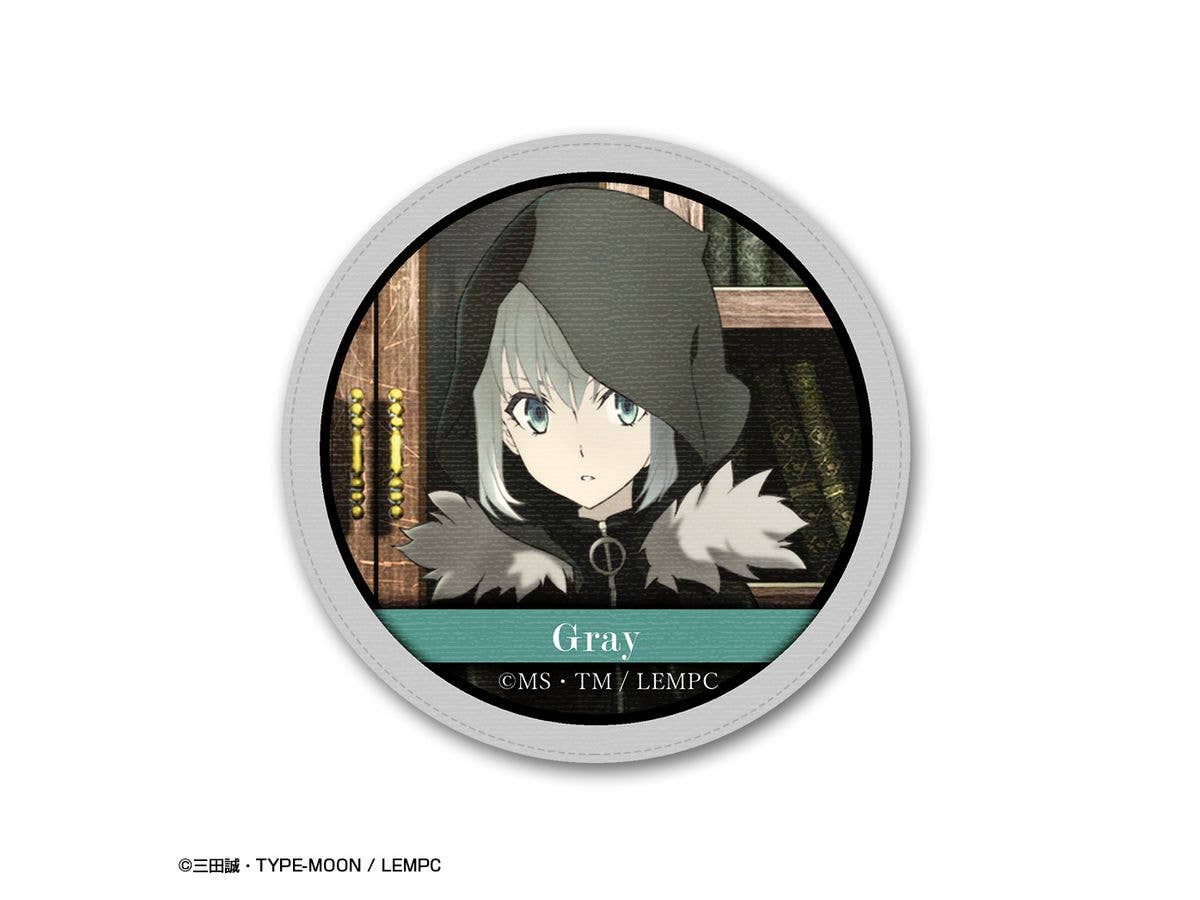 The Case Files of Lord El-Melloi II: Rail Zeppelin Grace Note: Leather Badge Design 04 Gray B