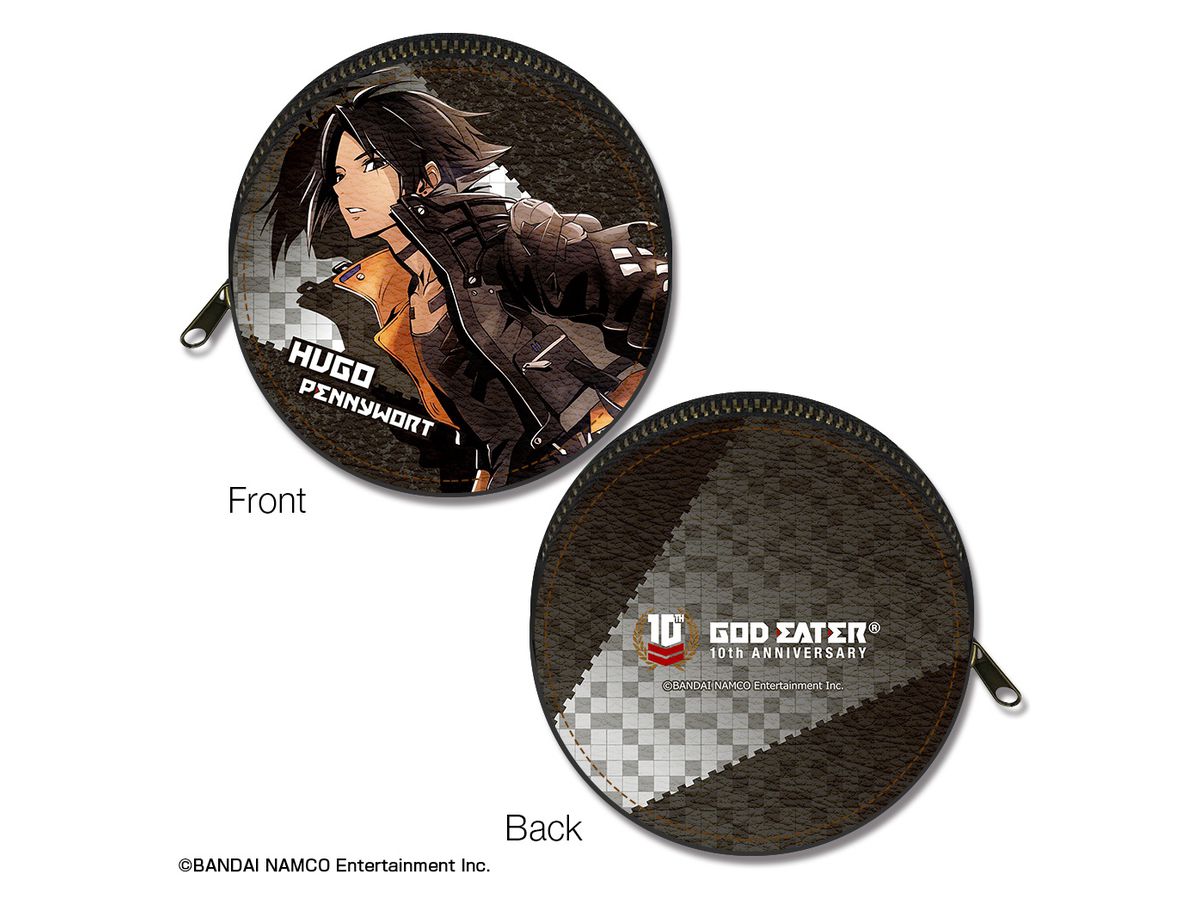 God Eater Exhibition 10th Anniversary Round Leather Case 1 (Yugo)