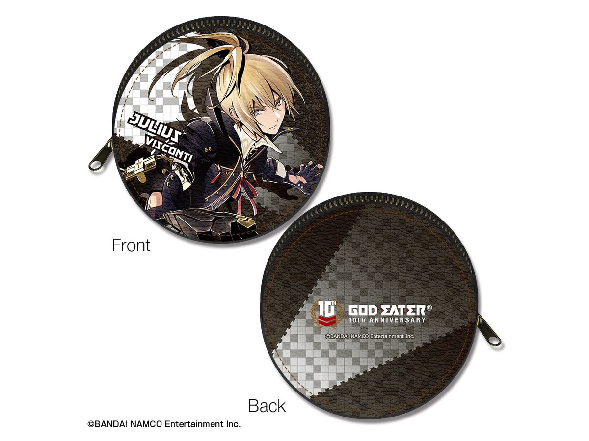 God Eater Exhibition 10th Anniversary Round Leather Case 3 (Julius)