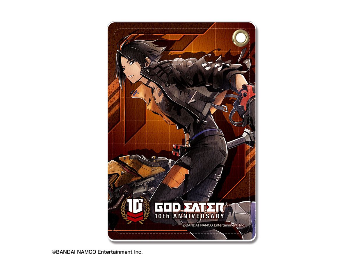 God Eater Exhibition 10th Anniversary Leather Pass Case 1 (Yugo)