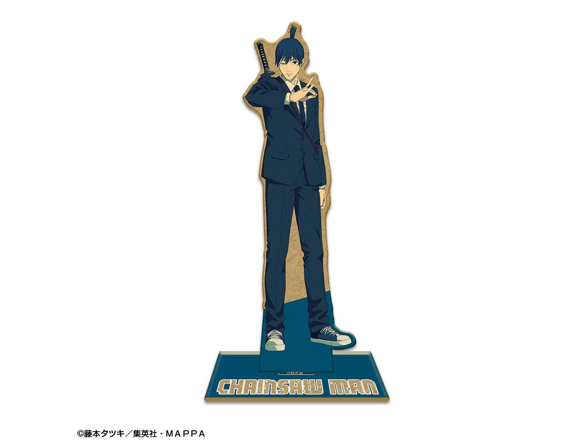 Chainsaw Man: Wooden Stand Design 05 (Aki Hayakawa)