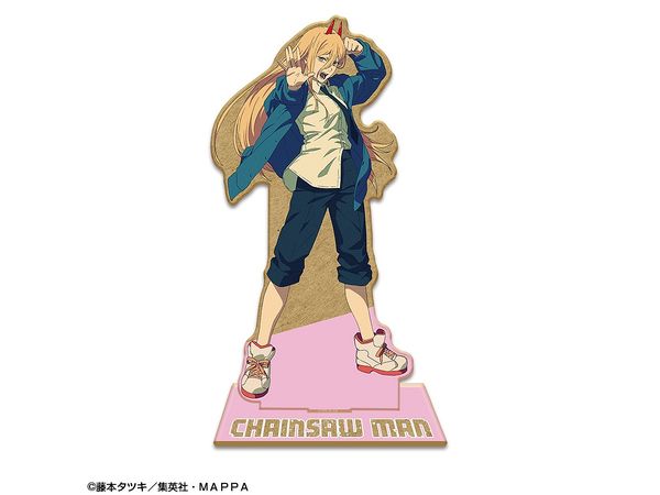 Chainsaw Man: Wooden Stand Design 06 (Power)