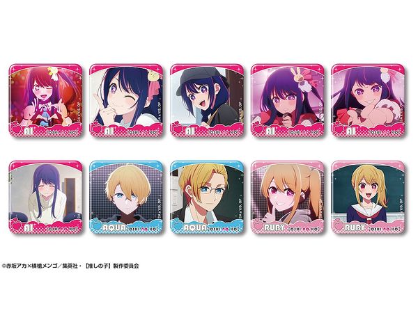 Oshi no Ko: Pukutto Badge Collection BOX 1Box 10pcs