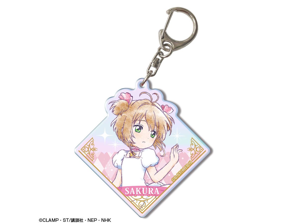 Cardcaptor Sakura Clear Card Arc Aurora Acrylic Keychain Design 01 (Kinomoto Sakura/A)