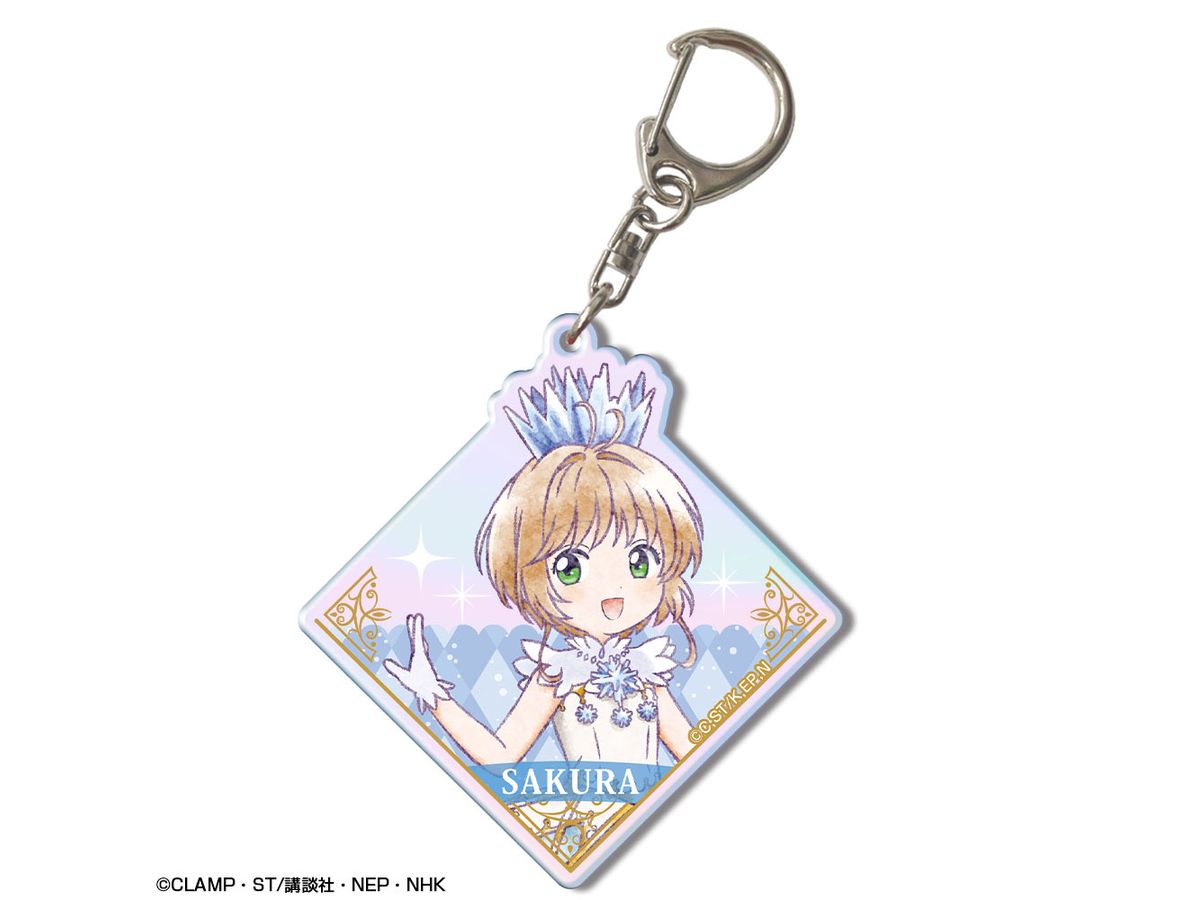 Cardcaptor Sakura Clear Card Arc Aurora Acrylic Keychain Design 02 (Kinomoto Sakura/B)