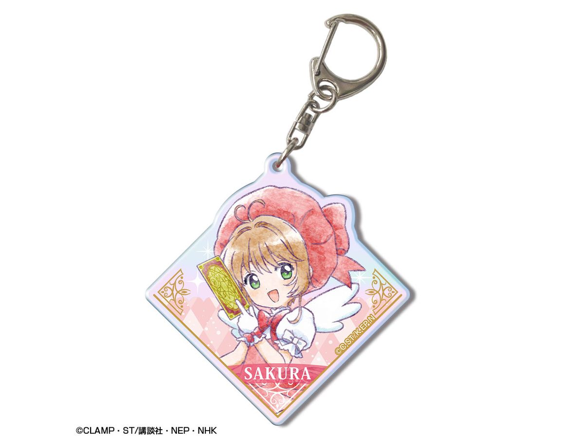 Cardcaptor Sakura Clear Card Arc Aurora Acrylic Keychain Design 05 (Kinomoto Sakura/E)