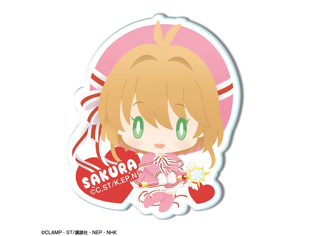 Cardcaptor Sakura Clear Card Edition Acrylic Badge Design 06 (Kinomoto Sakura/F)