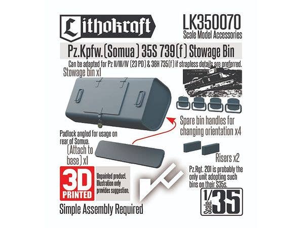 Pz.Kpfw. (Somua) 35S 739(f) Stowage Bin