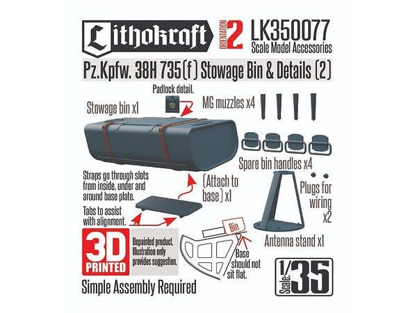 Pz.Kpfw. 38H 735(f) Stowage Bin & Details (2)