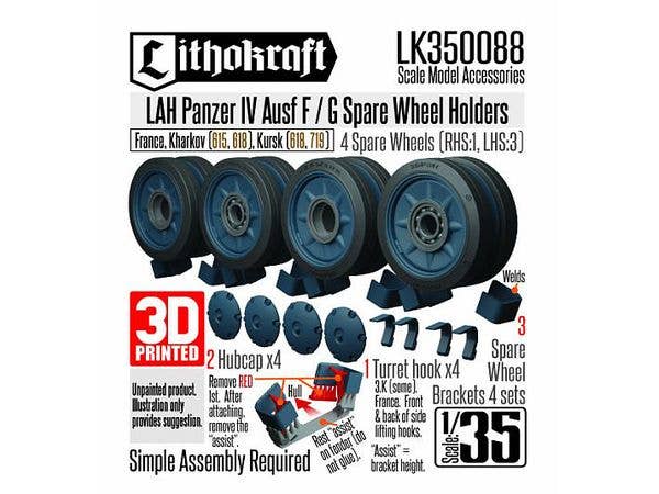 LAH Panzer IV Ausf.F/G Spare Wheel Holders