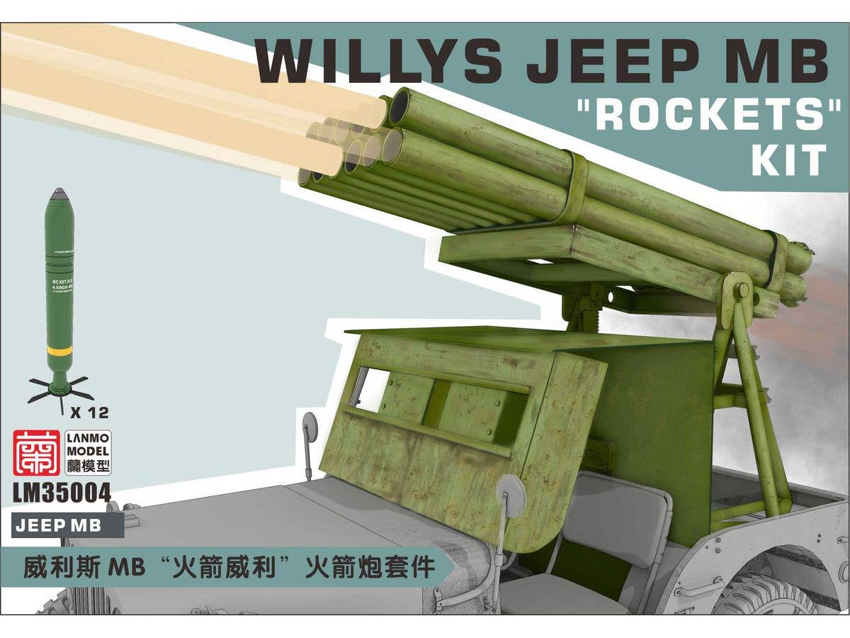 Willys Jeep MB Rockets Conversion Set