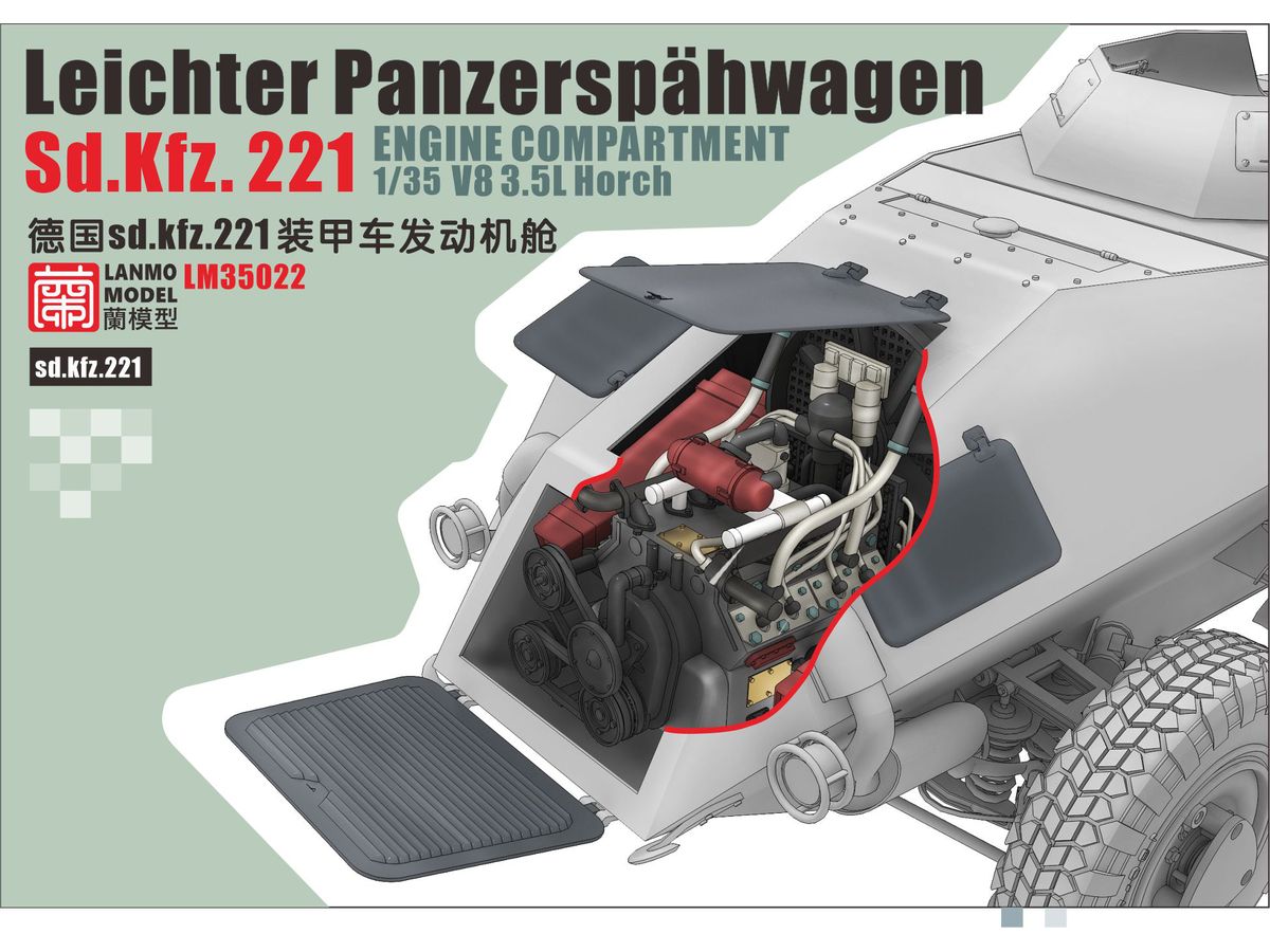World War II Sd.kfz.221 Engine Compartment