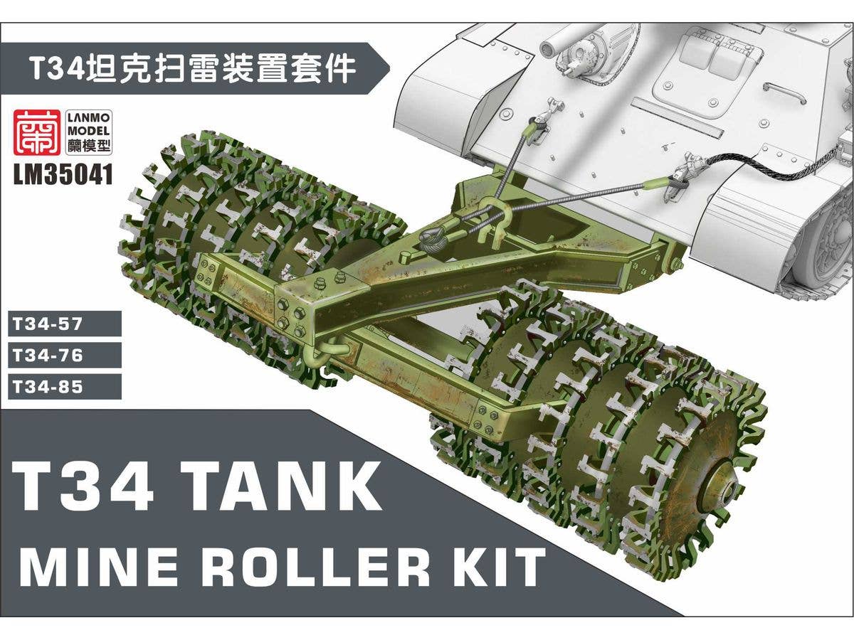 T-34 Tank Mine Roller Conversion Set