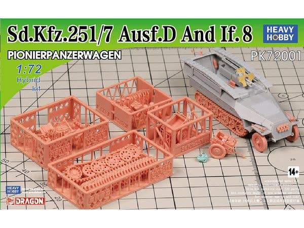 WWII German Sdkfz.251/7 Ausf.D and If.8 (2IN1)