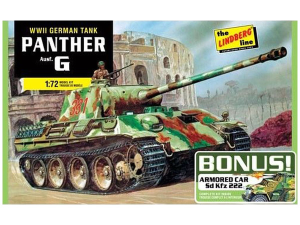 WW.II German Tank Panther Ausf. G (Bonus: Sd.Kfz.222)