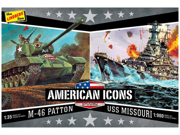 American Icons 1/35 M-46 Patton & 1/900 USS Missouri