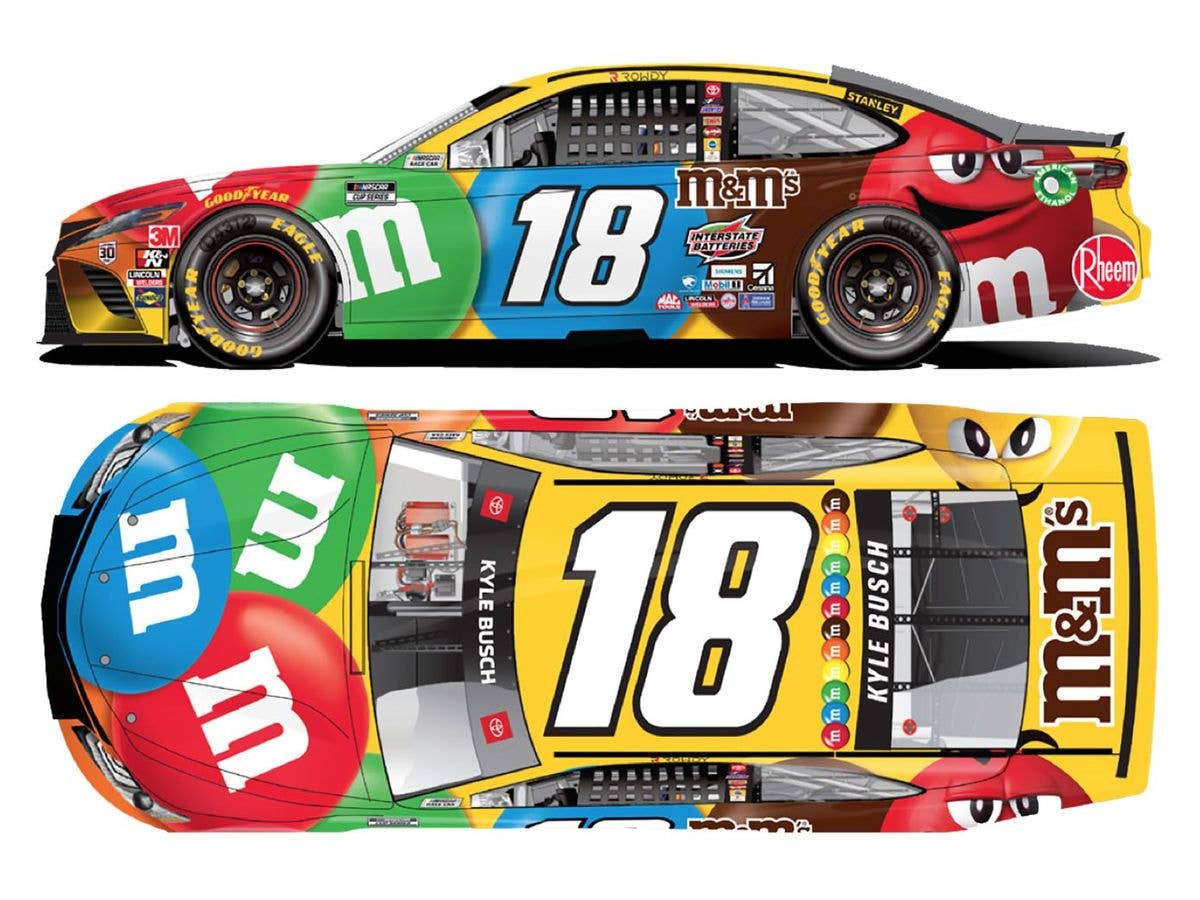 Kyle Busch M&M's Toyota Camry Nascar 2021