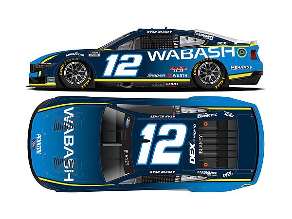 Wabash 2025 Ford Mustang Ryan Blaney #12