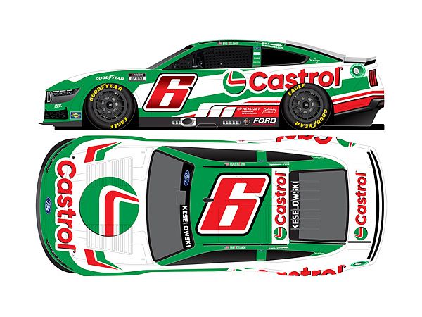 Castrol 2025 Ford Mustang Brad Keselowski #6