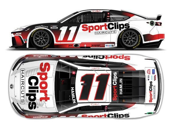 Sports Clips 2025 Toyota Camry Xse Denny Hamlin #11