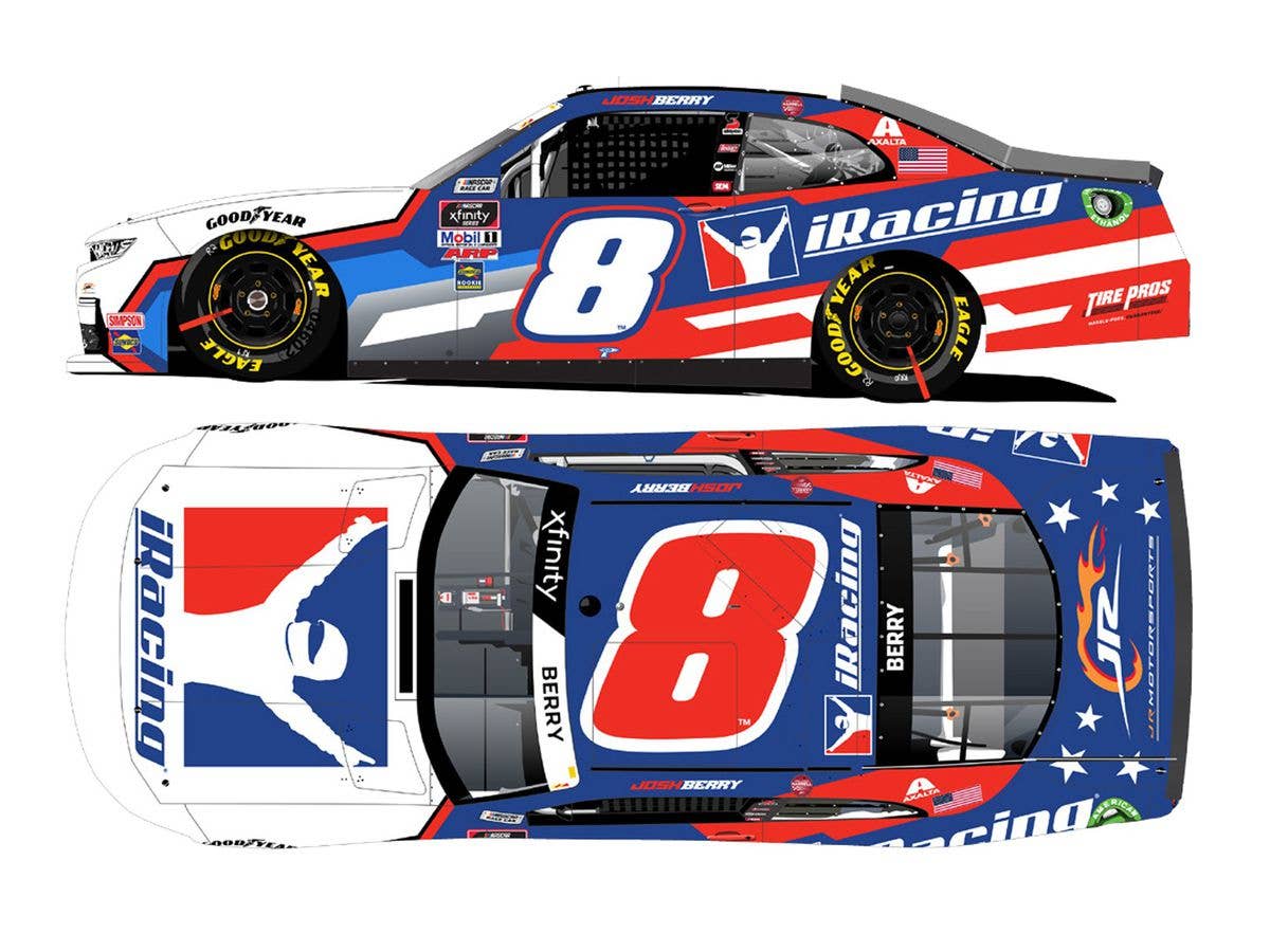 Josh Berry # 8  iRacing Chevrolet Camaro NASCAR Xfinity Series 2021