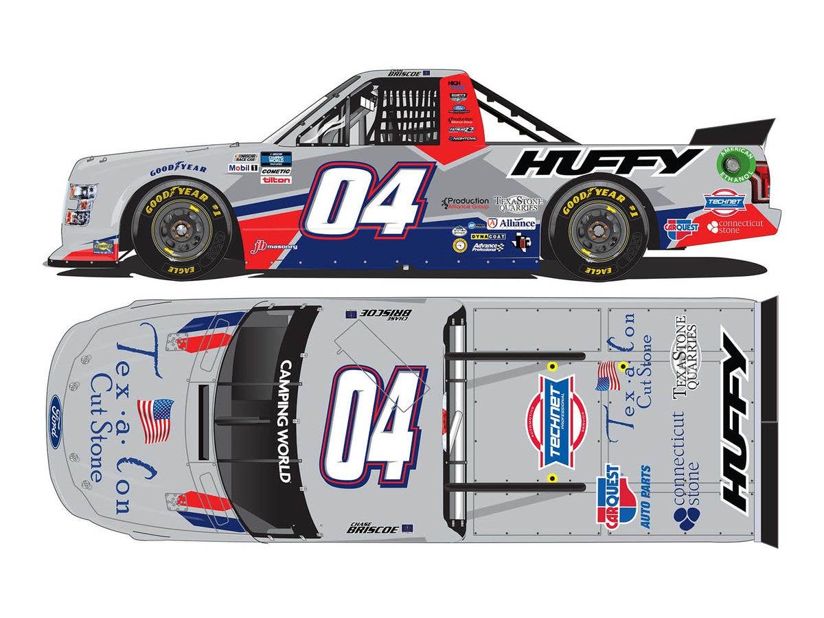 Chase Briscoe # 04 Tex-a-Con / Huffy Ford F-150 NASCAR Camping World Track Series 2021