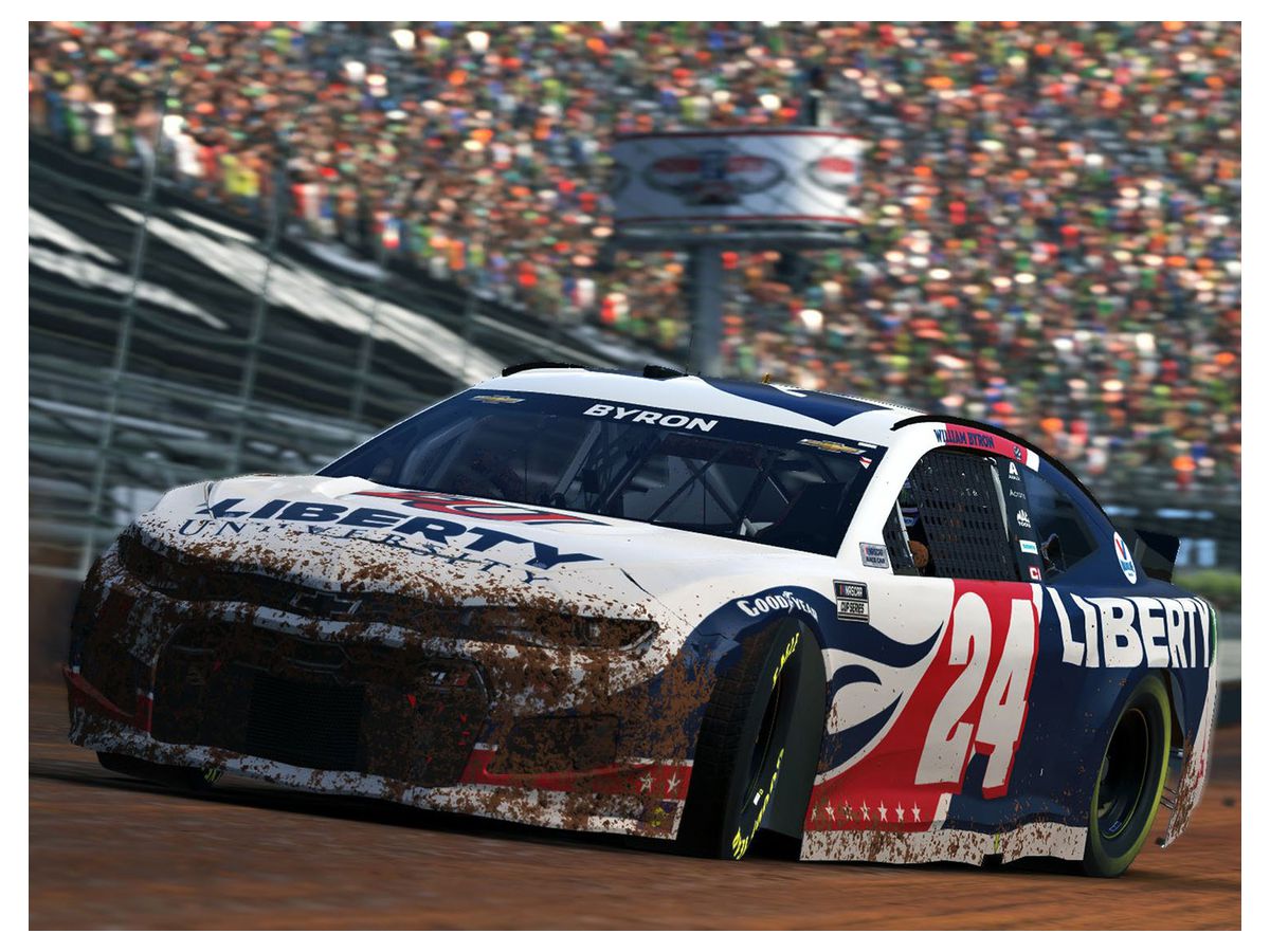 William Byron # 24 Liberty University Bristol Motor Speedway Chevrolet Camaro e-NASCAR Pro Invitational Series 2021