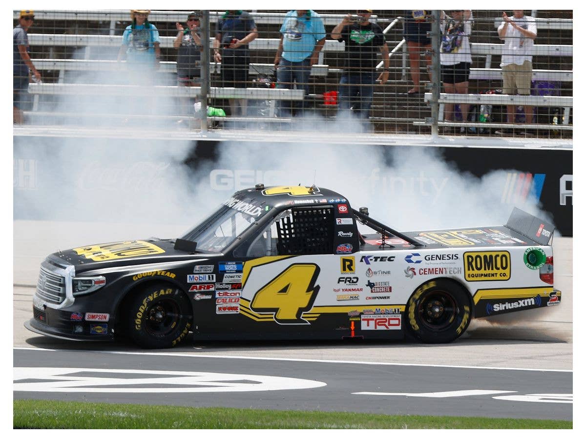 John Hunter Nemechek # 4 ROMCO TOYOTA Tundra NASCAR Truck Series 2021 Texas Motor Speedway SpeedyCash.com 220 Winner