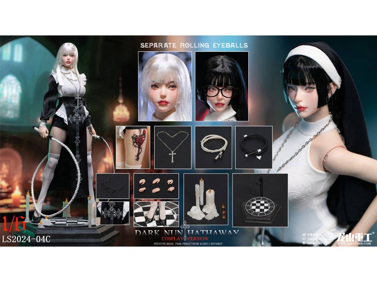 Collectible Action Figure Dark Nun Hathaway C Deluxe Version