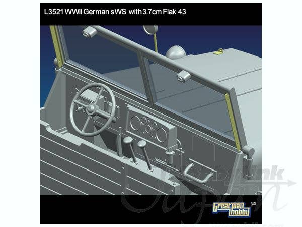German sWS with 3.7cm FlaK43 Anti-Aircraft Gun | HLJ.com