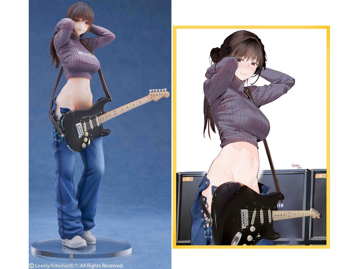 Guitar Sister Illustrated by hitomio16 Figure Limited Edition with Bonus