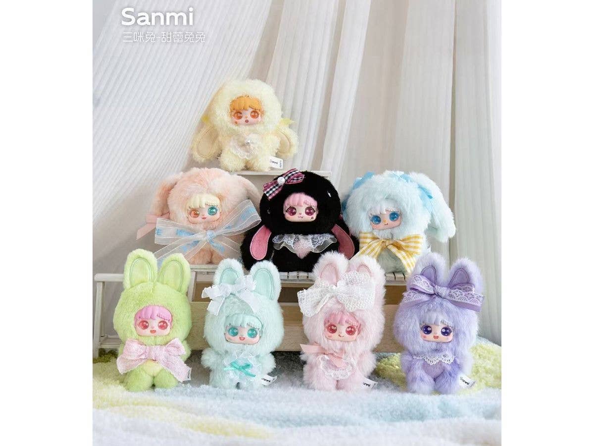 Sanmi Bunny: Sweet Bud Bunny Series Plush Blind Box 1Box 6pcs