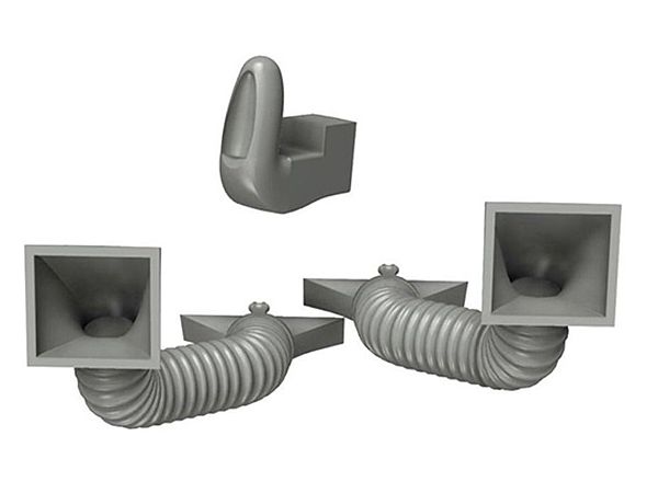 UK LRDG Ford F30 Air Duct & Cargo Fixing Hook, All Types, 3D Parts