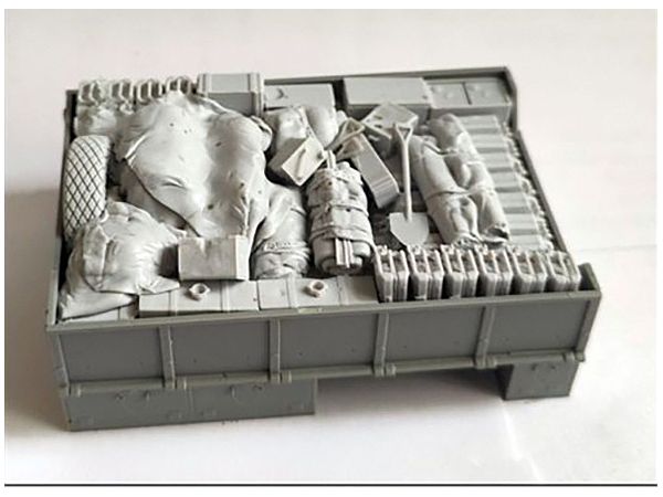 British LRDG Ford F30 full vehicle equipment set, 6 parts, decals, PE, resin and 3D parts