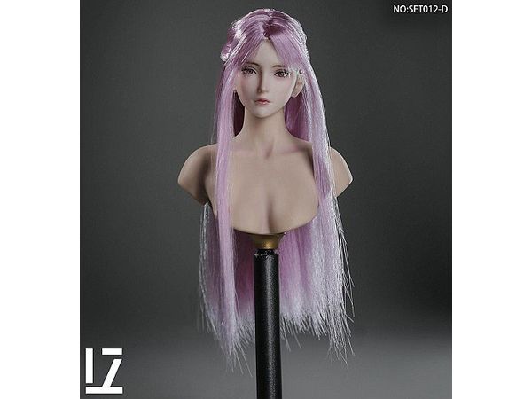 Female Head D (Light Purple Hair)