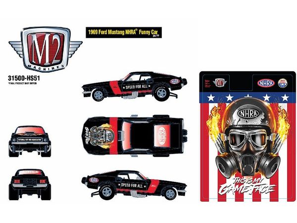 M2 Machines 1969 Ford Mustang NHRA Funny Car
