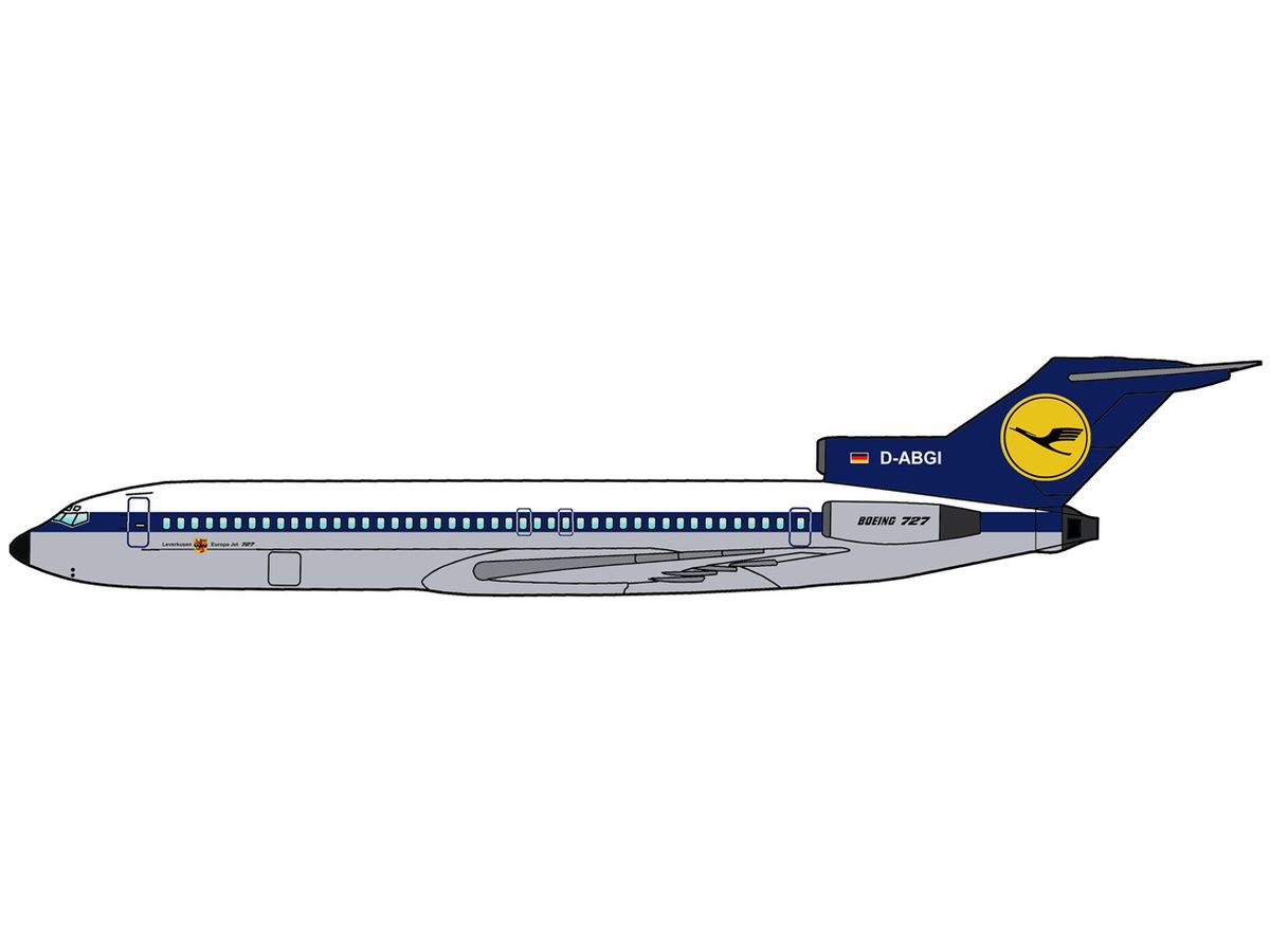 727-200 Lufthansa